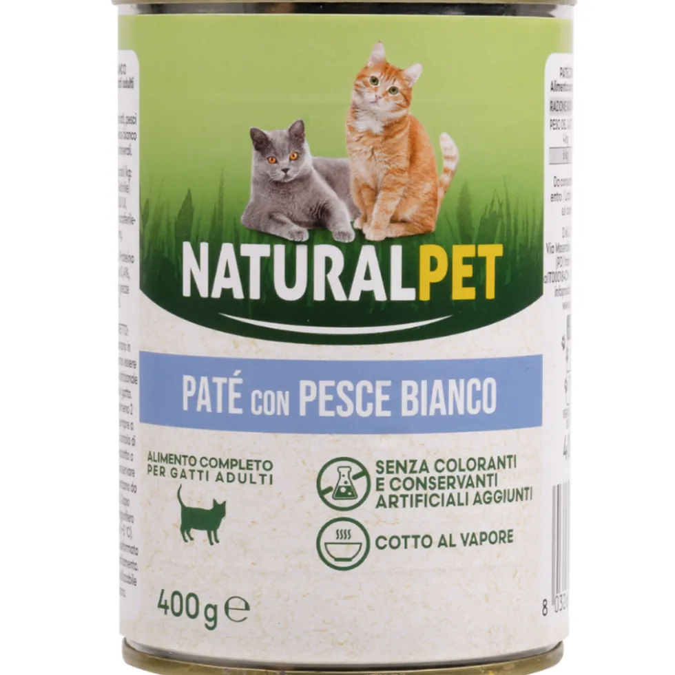 Naturalpet Adult Paté Pesce Bianco 400 g