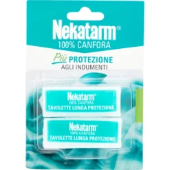 Nekatarm 100% Canfora Tavolette Lunga Protezione 20 Tavolette 50 g