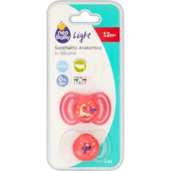 Neo Baby Light Succhietto Anatomico in Silicone 12m+ 2 Pezzi Assortito