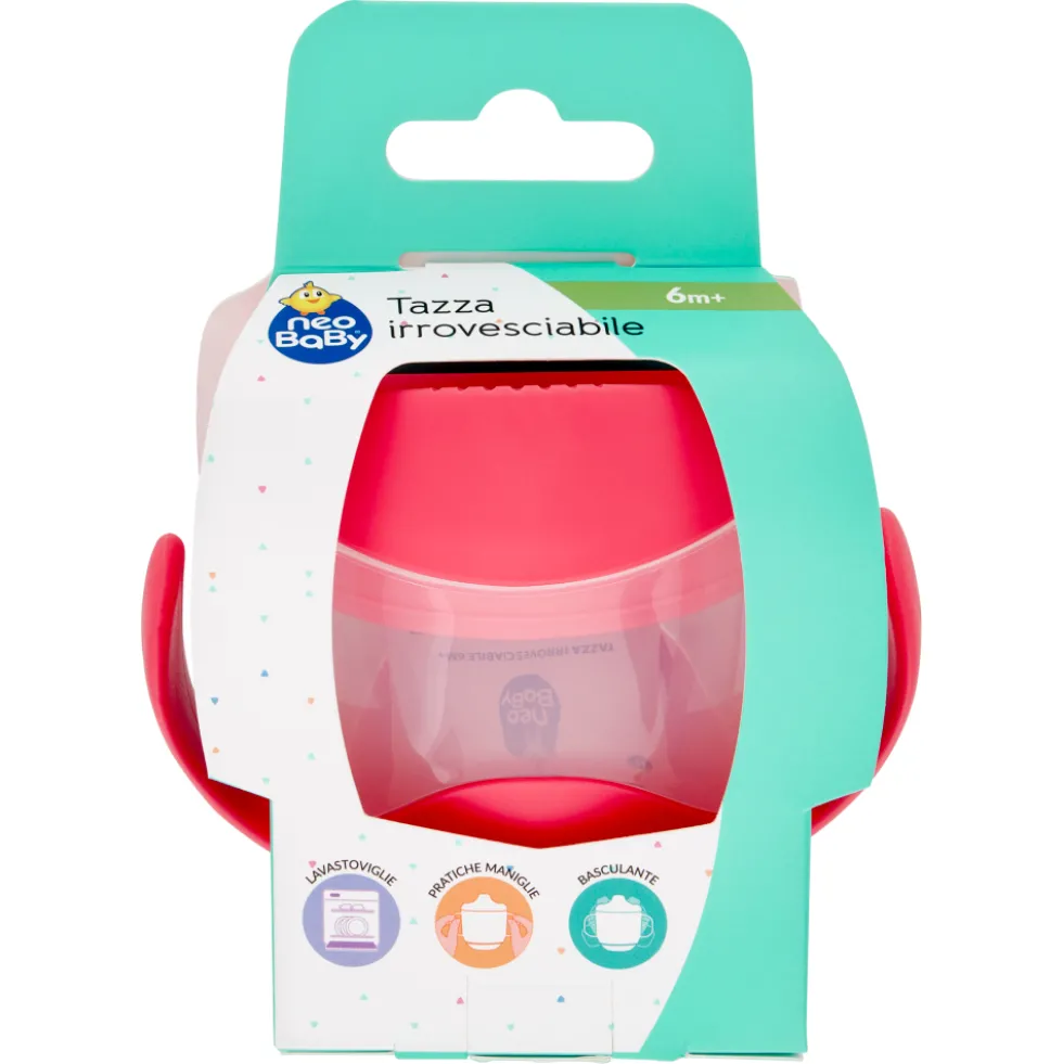 Neo Baby Tazza irrovesciabile Rosa 6m+
