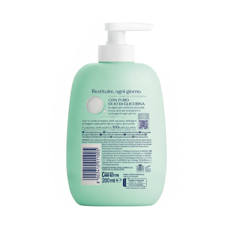 Neutro Roberts Antibatterico al Te Verde Sapone Liquido 200 ml