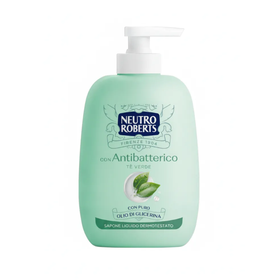 Neutro Roberts Antibatterico al Te Verde Sapone Liquido 200 ml