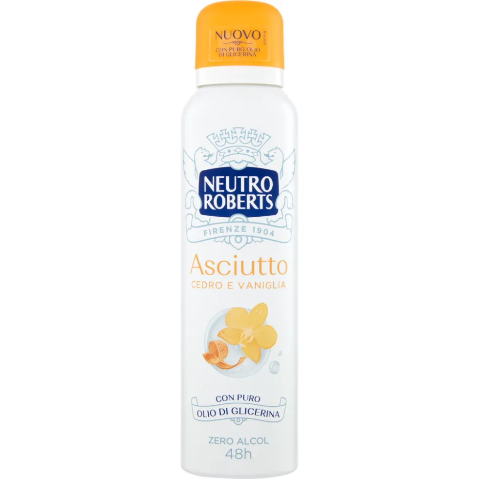 Neutro Roberts Asciutto Cedro e Vaniglia 150 ml