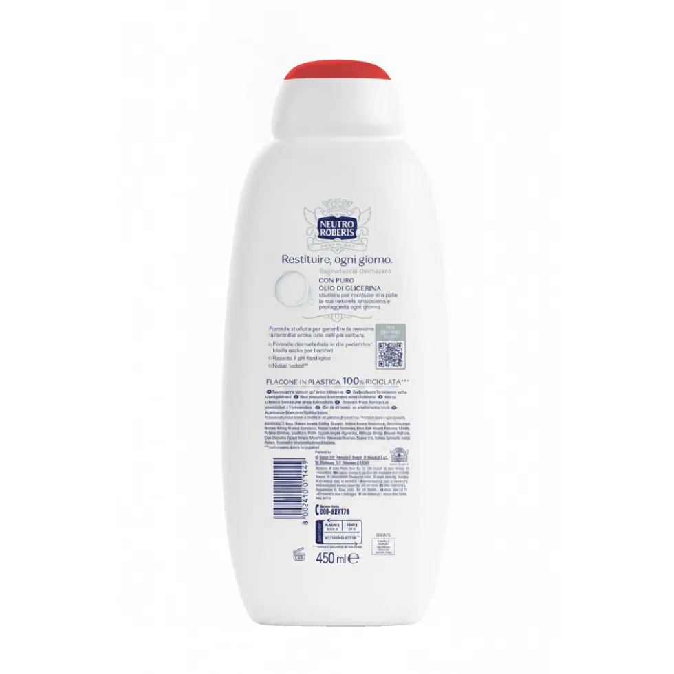 Neutro Roberts Dermazero Ipoallergenico Bagnodoccia 450 ml