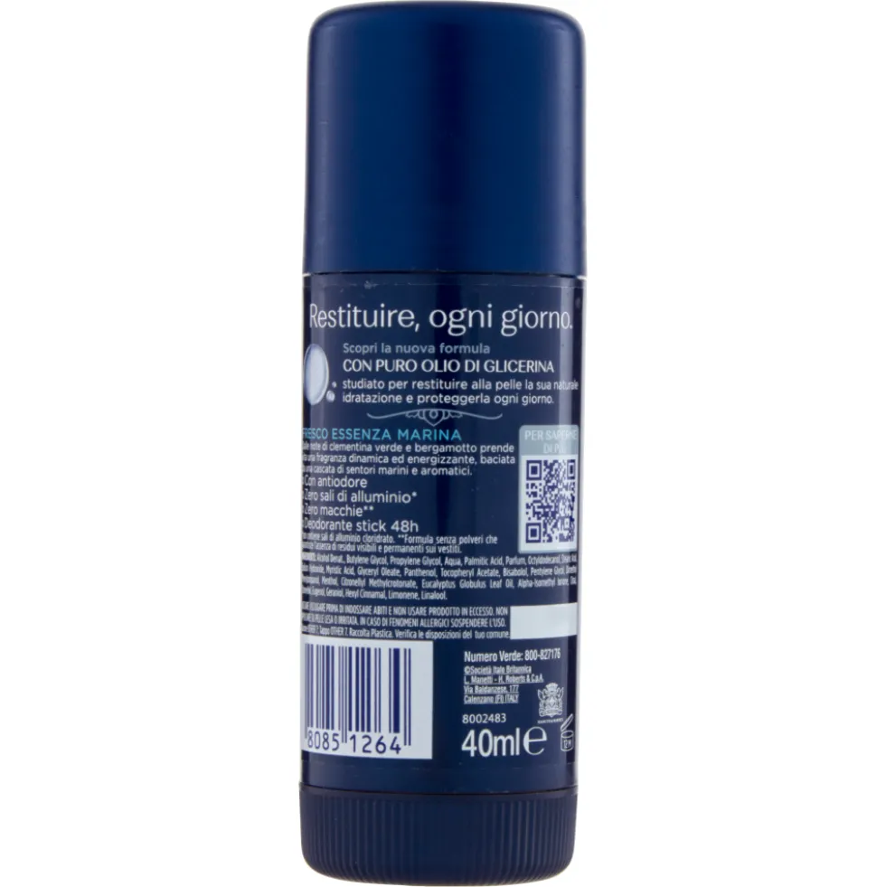 Neutro Roberts Uomo Fresco Essenza Marina 40 ml