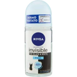 Nivea Black & White Invisible Fresh Deodorante Roll-on 50 ml