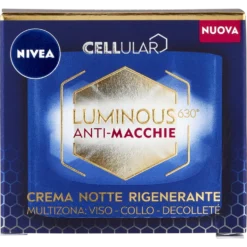 Nivea Cellular Luminous630 Anti-Macchie Crema Notte Rigenerante 50 ml