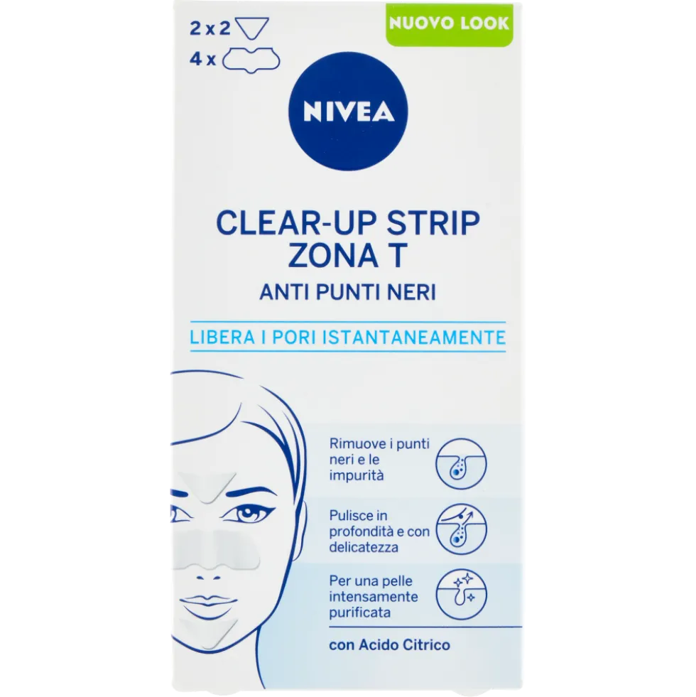 Nivea Clear-Up Zona T 6 Cerotti