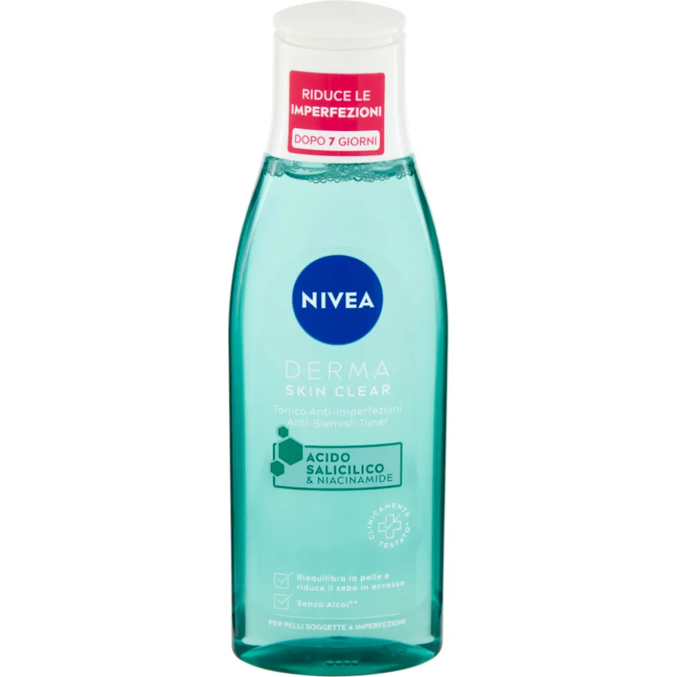 Nivea Derma Skin Clear Tonico Anti-Imperfezioni 200 ml