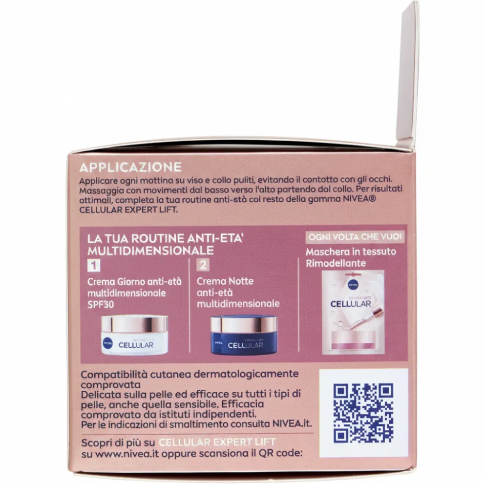 Nivea Expert Lift Cellular Crema Giorno Anti-Età Multidimensionale SPF 30 50 ml