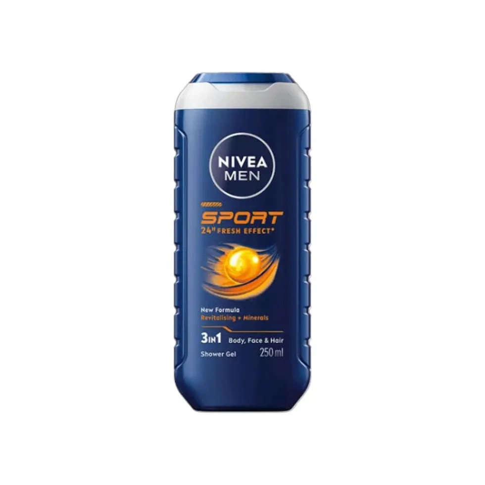 NIVEA MEN Doccia Shampoo Sport 24H 3in1 – 250 ml