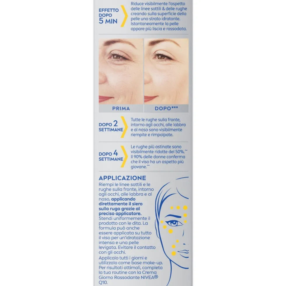 Nivea Q10 Anti-Rughe Expert Filler Siero Anti-rughe Mirato 15 ml