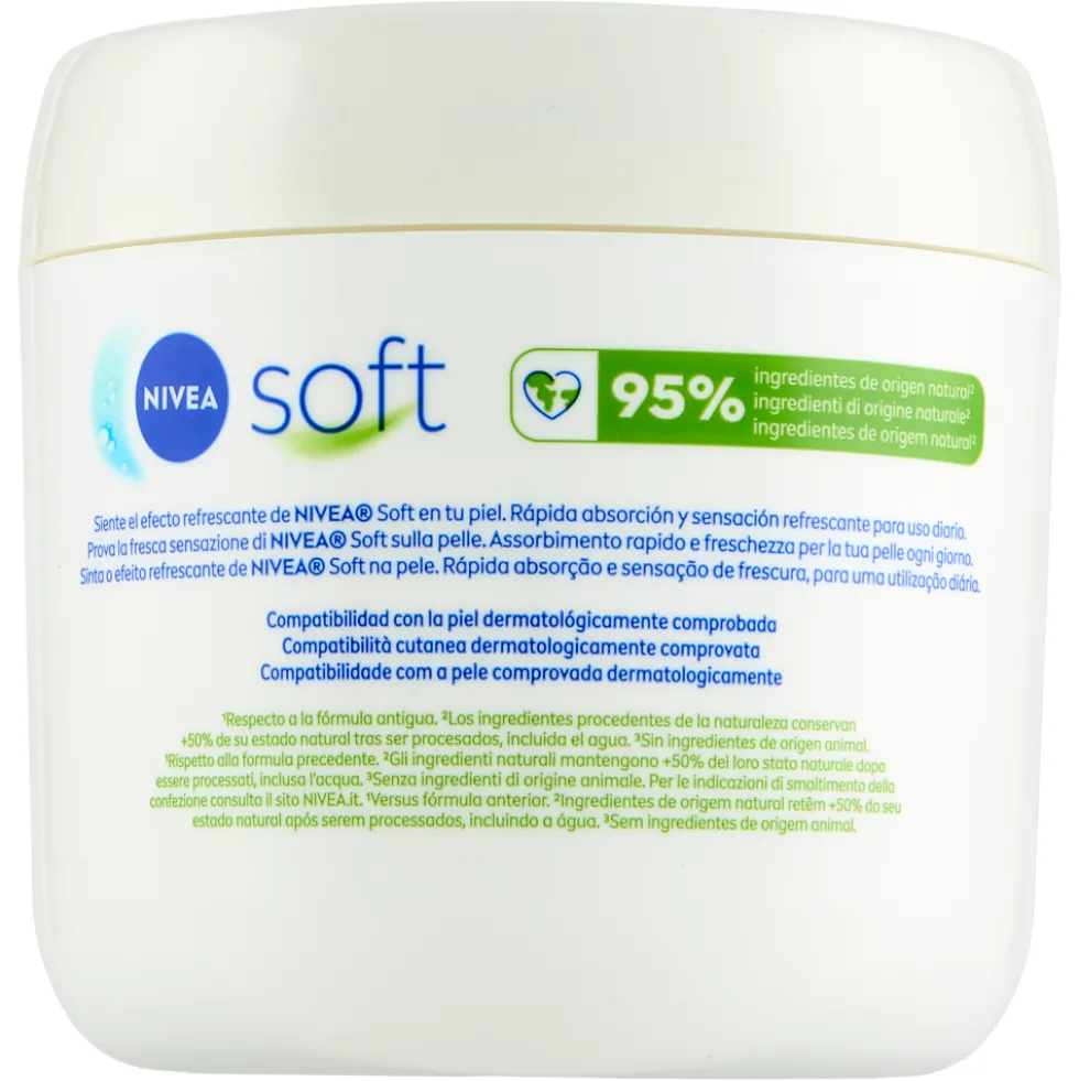 Nivea Soft Crema Idratante Rinfrescante 500 ml