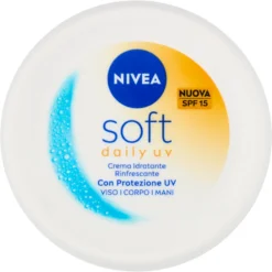 Nivea Soft Daily Uv Crema Idratante Rinfrescante SPF 15 100 ml