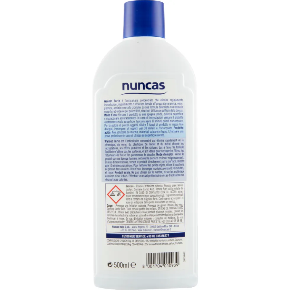 Nuncas Anticalcare Wannet Forte 500 ml