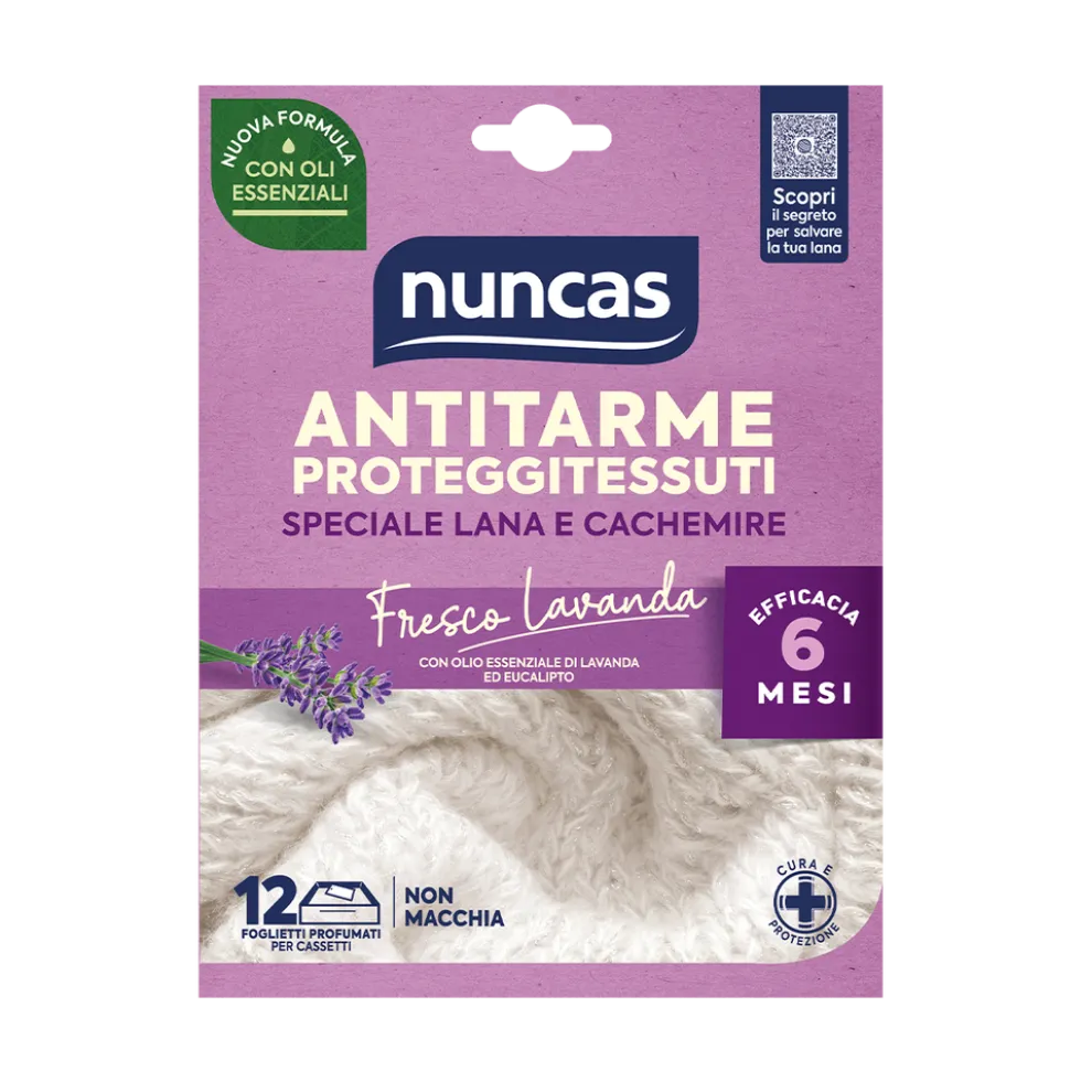 Nuncas Antitarme Forte in Busta 12 Pezzi - Profumazione Assortita