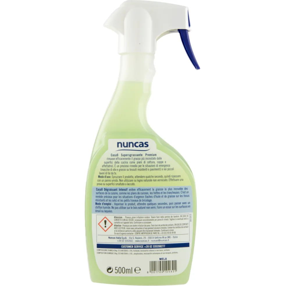 Nuncas Casa9 Premium Mela Verde 500 ml