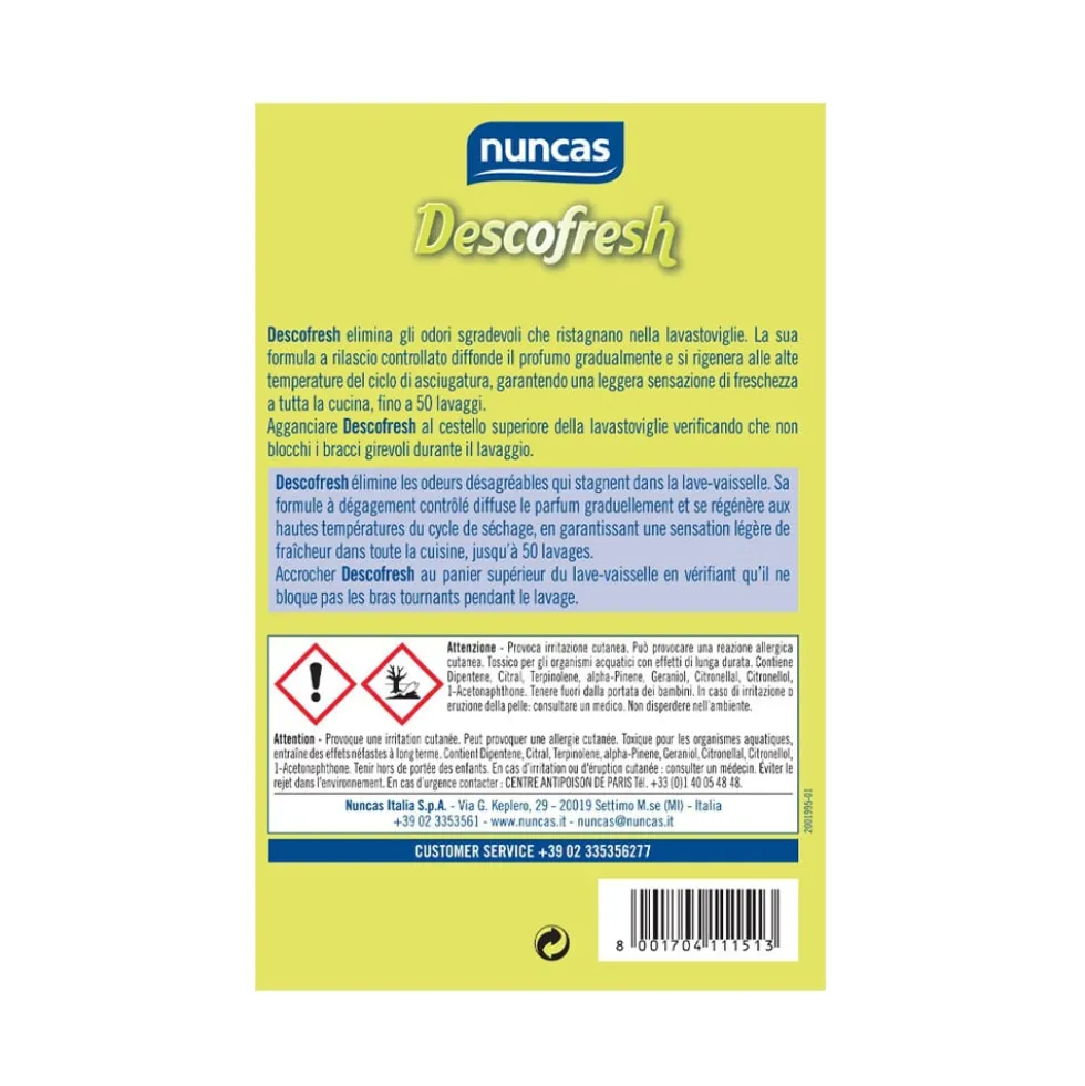 Nuncas Descofresh Deodorante Lavastoviglie