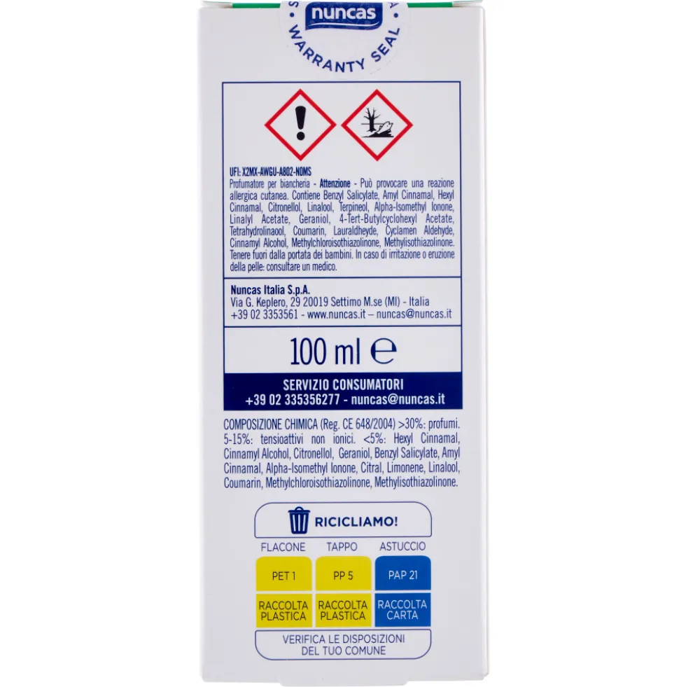 Nuncas Drops Profuma Biancheria Flowers 100 ml