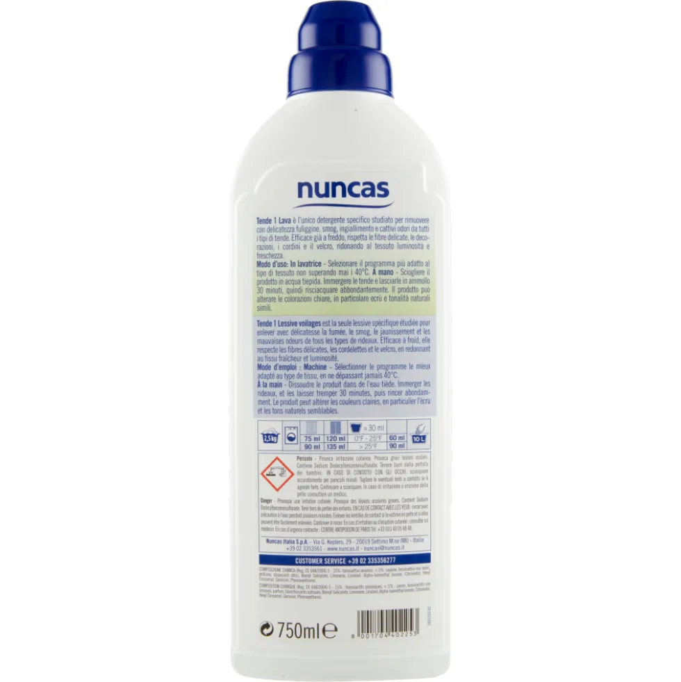 Nuncas Tende 1 Lava 750 ml