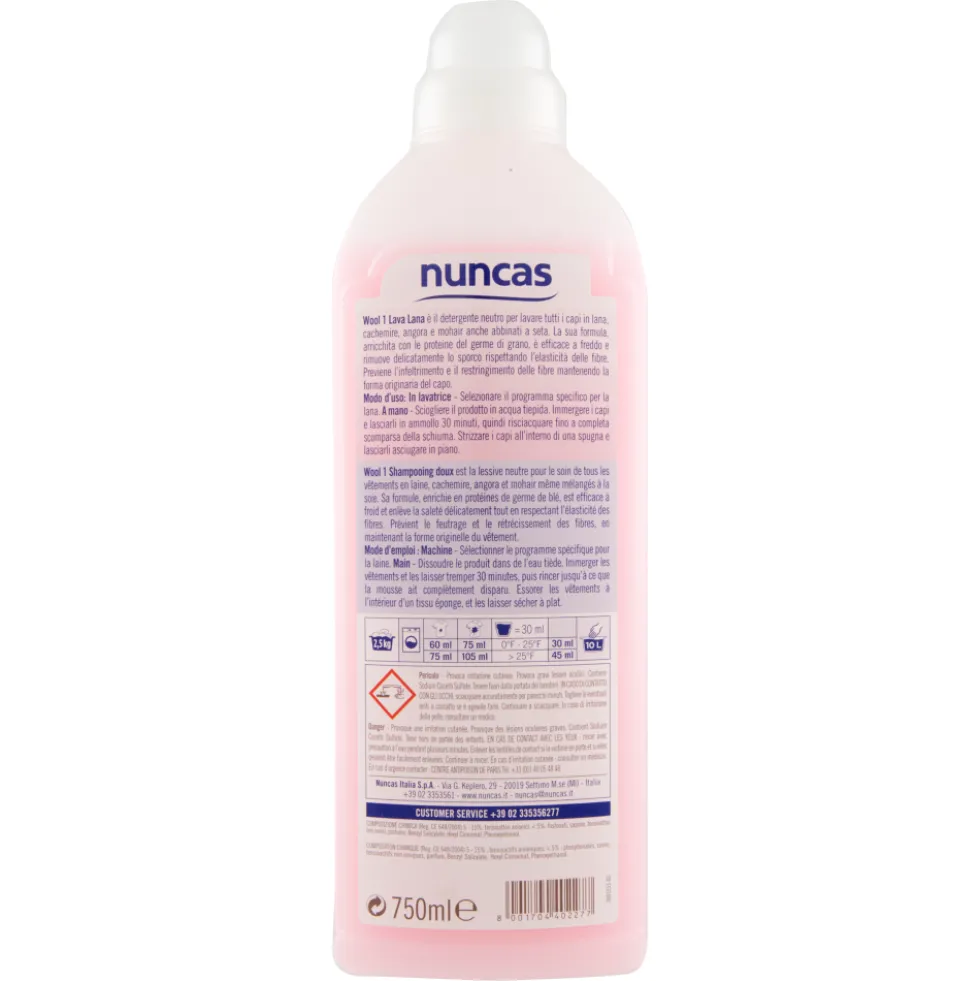 Nuncas Wool 1 Lava Lana 750 ml