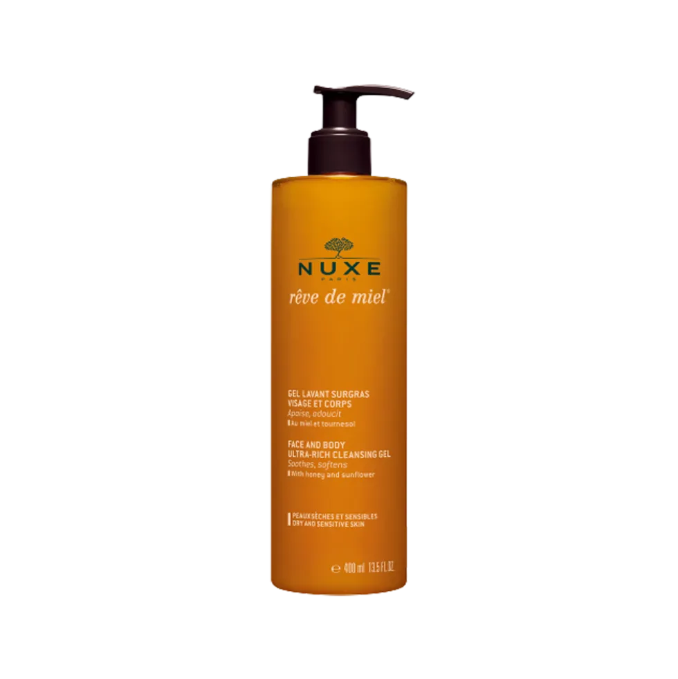 Nuxe Rêve de Miel Gel Detergente Viso e Corpo 400ml