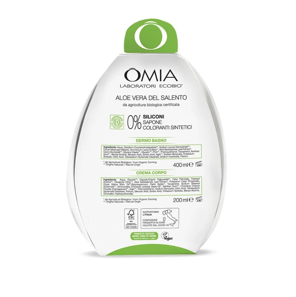 Omia Laboratories Aloe Bagno 400 ml + Crema Corpo 200 ml