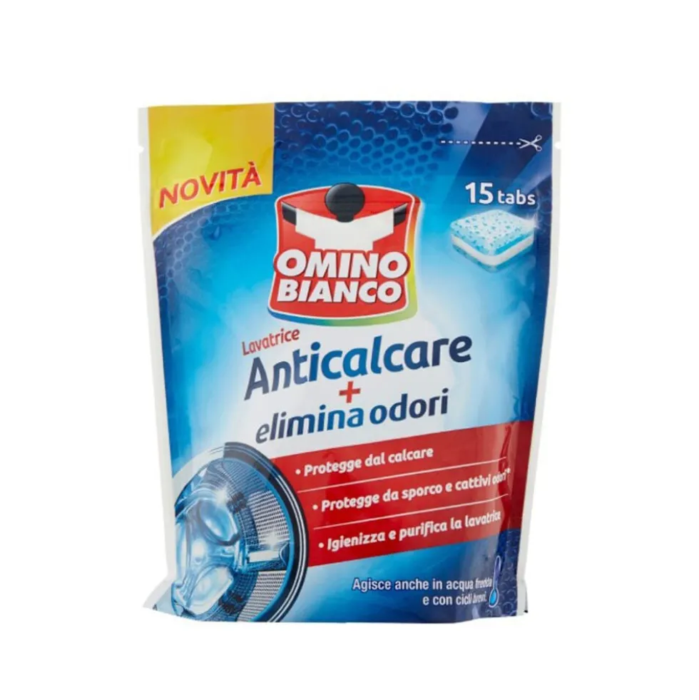 Omino Bianco Anticalcare Lavatrice 15 Tabs