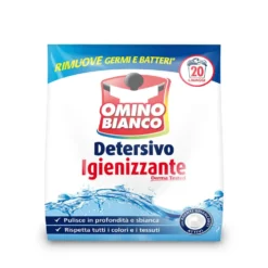 Omino Bianco Igienizzante Detersivo Lavatrice in Polvere 20 Misurini