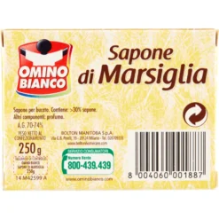 Omino Bianco Sapone di Marsiglia 250 g