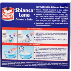 Omino Bianco Sbianca Lana Cotone e Seta 20 g 10 Pezzi
