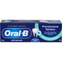 Oral-B Advanced Dentifricio Prevenzione Tartaro Microgranuli Attivi 75 ml