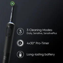 Oral-B Spazzolino Elettrico Ricaricabile Vitality Pro Nero