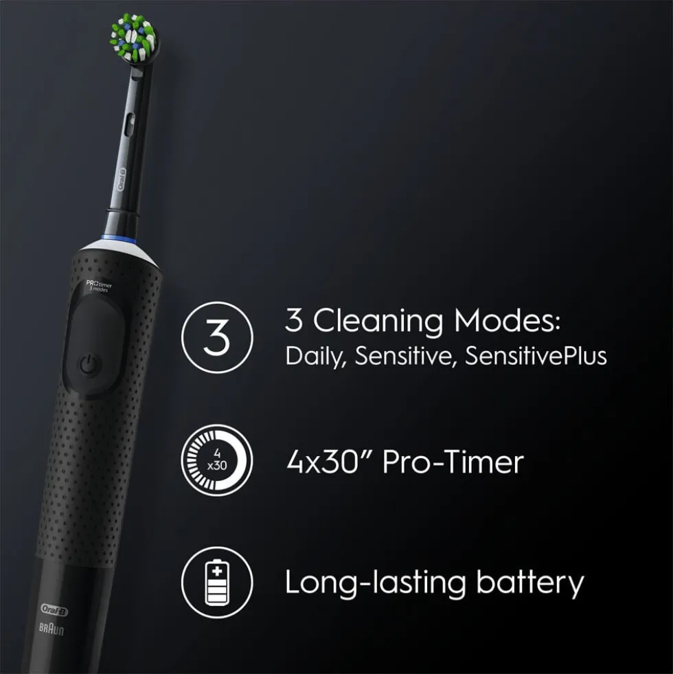 Oral-B Spazzolino Elettrico Ricaricabile Vitality Pro Nero