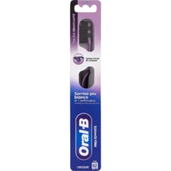 Oral-B Spazzolino Manuale 3D White Charcoal Medium