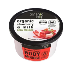 Organic Sho Body Mousse Yogurt alla Fragola 250 ml