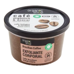 Organic Shop Caffè Biologico e Zucchero Scrub 250 ml