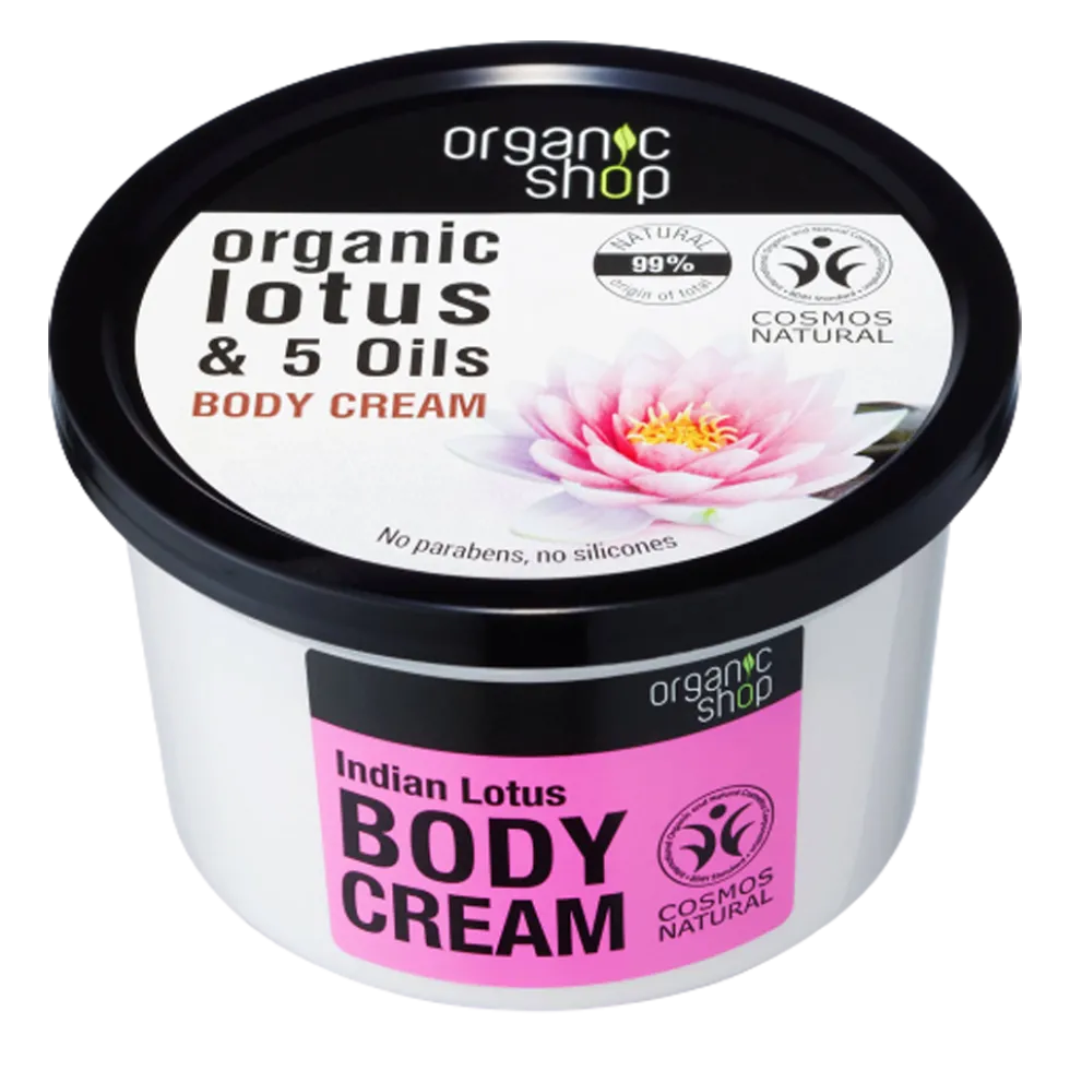 Organic Shop Indian Lotus Crema Corpo 250 ml