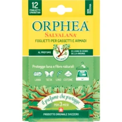 Orphea Salvalana al Profumo di Legno di Cedro della Virginia 12 Foglietti