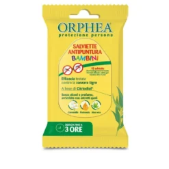 Orphea Salviette Antipuntura Bambini 15 Pezzi