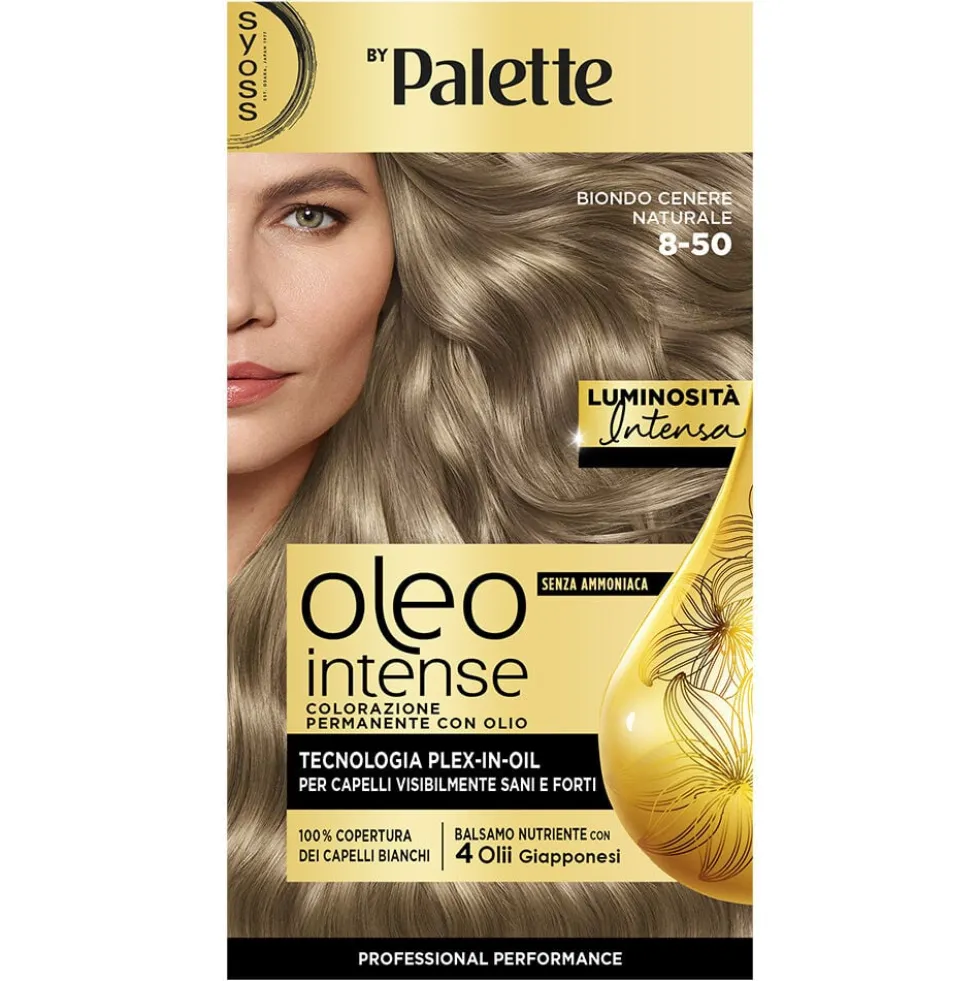Palette Oleo Intense Colorazione Biondo Cenere Naturale N.8.50