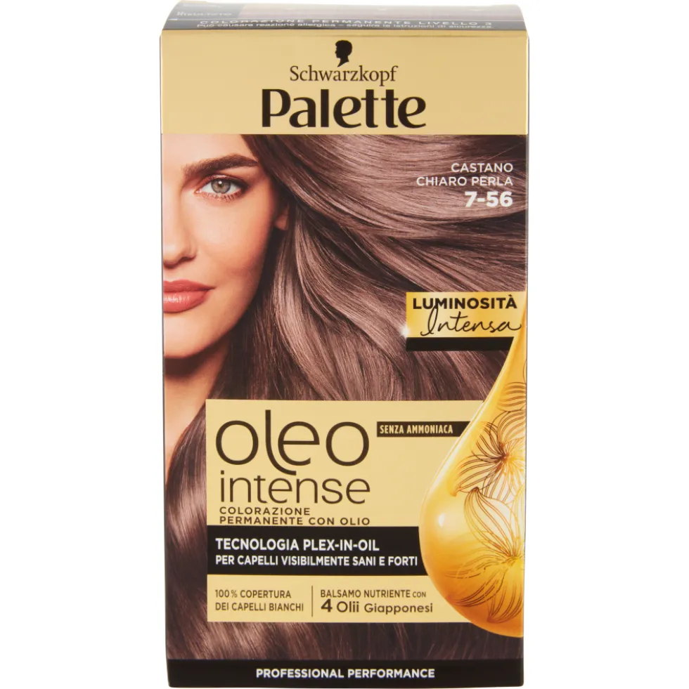 Palette Oleo Intense Color Castano Chiaro Perla 7-56