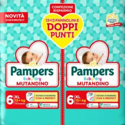 Pampers Baby Dry Mutandino XL Duopack 28 Pannolini