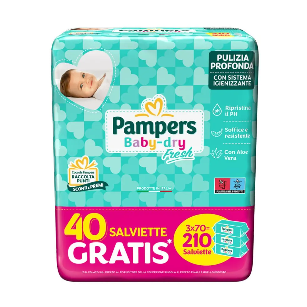 Pampers Baby Fresh 210 Salviette