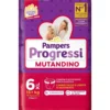 Pampers Pannolini Mutandina Progressi XL 15 Pezzi