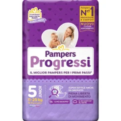 Pampers Progressi Junior (11-25 Kg) 18 Pannolini
