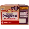 Pampers Progressi Mutandino Junior Quadripacco 76 Pannolini