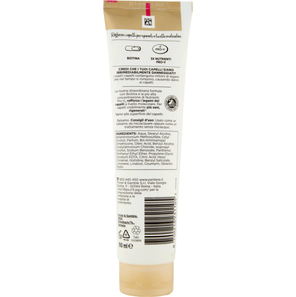 Pantene Miracle Bond Repair Balsamo 160ml