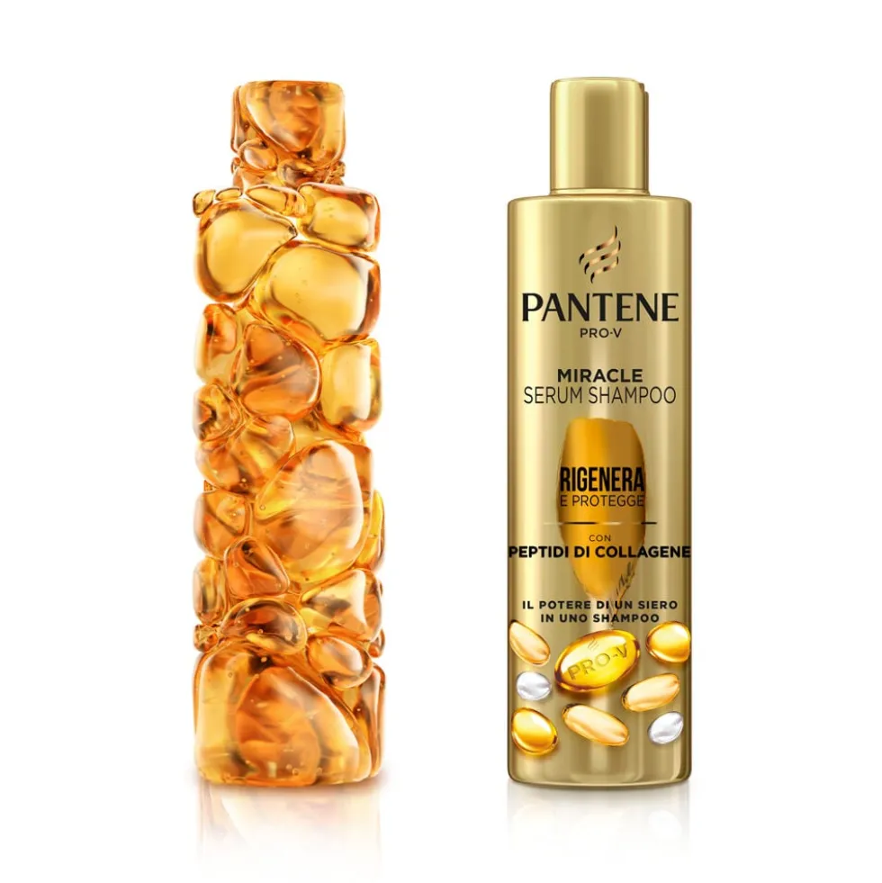 Pantene Pro-V Miracle Serum Shampoo Rigenera e Protegge, con Peptidi di Collagene 250 ml