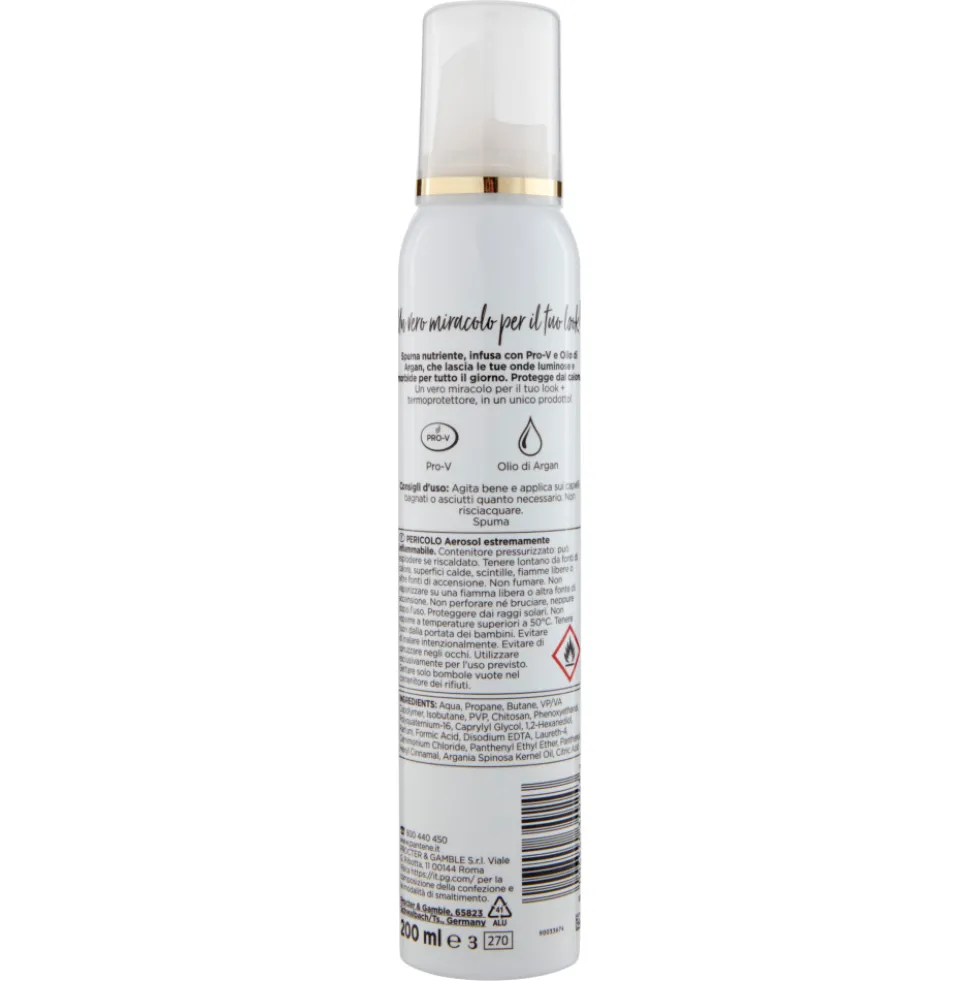 Pantene Pro-V Spuma Onde Perfette 200 ml